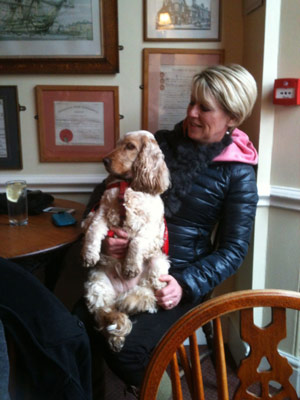 Lord Nelson pub, Southwold, Nelson the dog